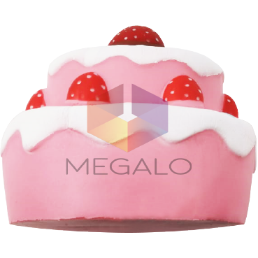 SQUISHY POP PASTEL DE FRESAS CON CHISPAS