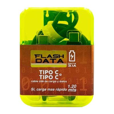 CABLE PARA TIPO C TIPO C FLASH DATA 3.1A