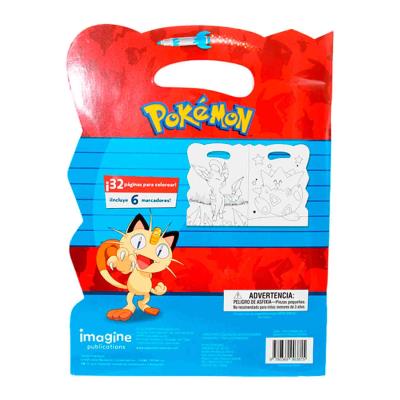 LIBRO PARA COLOREAR POKEMON