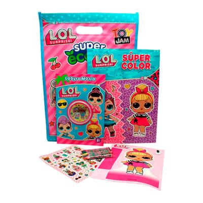 LIBRO REUSABLE LOL Y PAW PATROL