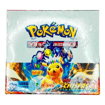 CAJA DE SOBRES POKEMON TCG ESCARLATA Y PÚRPURA CHISPAS FULGURANTES