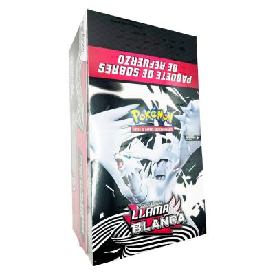 CAJA DE SOBRES POKEMON TCG ESCARLATA Y PURPURA LLAMA BLANCA